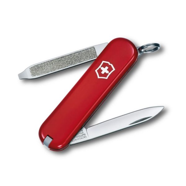 Victorinox Escort 0.6123 lille schweizerkniv med kniv og neglefil i rød